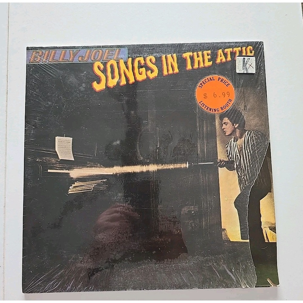 BILLY JOEL SONGS IN THE ATTIC LP 1981 COLUMBIA STERLING OG SHRINK VG++